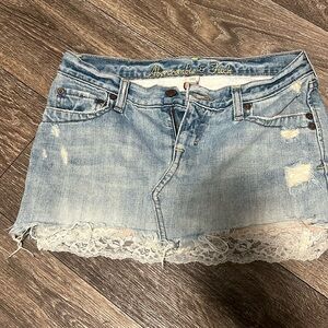 Vintage Abercrombie & Fitch mini mini skirt size 00